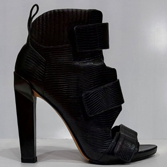 💥KILLER DESING💥 ALEXANDER WANG Noemi Combat Open-Toe Booties - Picture 10 of 15
